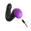 Prosztataizgató pulzáló funkicóval Hyper-pulse p-spot massager black/purple