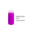Csiklókaros puha szilikon g-pont vibrátor  Pretty Love Thomas Purple 20cm