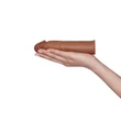 Péniszhosszabbító köpeny (+2,5cm) Pleasure X-Tender Penis Sleeve Brown 1