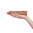 Péniszhosszabító köpeny (+5 cm) Pleasure X-Tender Penis Sleeve Brown 4