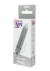 Ezüst mini vibrátor, csiklóizgató, Climax Bullet