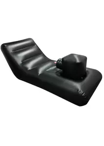 Szexgép felfújható ággyal fekete Dark magic inflatable bed