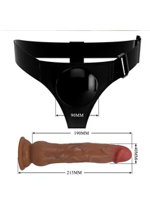 Felköthető, spriccelő dildó Pretty love kyton harness briefs with squirting dildo