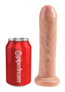 Letapasztható dildó realisztikus 7" uncut light