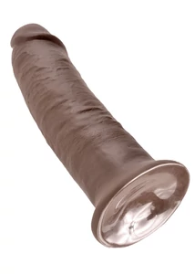 Letapasztható dildó 10" cock  brown
