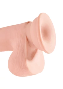 Realisztikus letapasztható dildó 7.5" triple density cock with balls light