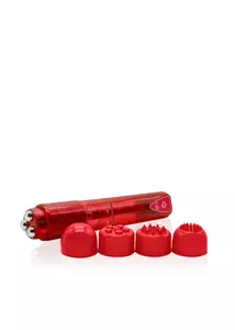 Mini csiklóizgató vibrátor Vibbrant portable vibrator red