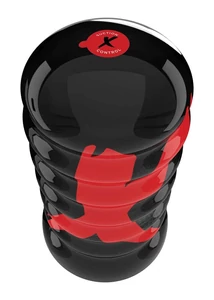 Realisztikus ánusz Air tight anal stroker  light/black