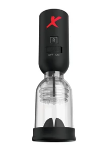 Maszturbátor makkra szívóhatással - Tip Teazer Power Pump Clear/Black
