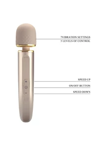 Masszírozó tölthető Pretty love interesting massager gold