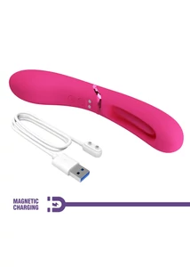 Vibrátor, szilikon Romance lexie pink