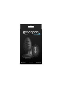 Forgó vibrációs fenékdugó távirányítóval - Renegade Alpine 2.0 black