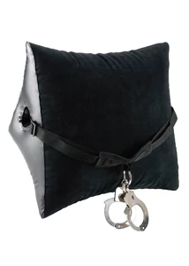 Deluxe position master with cuffs  black
