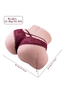Realisztikus vagina, ánusz Marisa masturbator