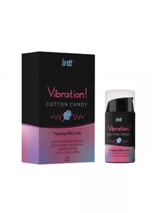Folyékony vibrátor vattacukor ízzel Vibration! cotton candy