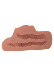 Vagina és ánusz maszturbátor Perfect pussy double stroker tan