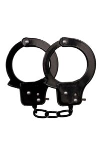 Fekete fém bilincs Sex extra - metal cuffs black