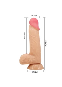 Realisztikus letapasztható dildó Pretty love lisle flesh