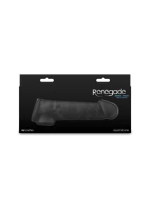 Fekete vastagfalú péniszköpeny Renegade Annex thick black 18,6 cm