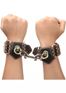 Műbőr csuklóbilincs Rebellion reign handcuffs