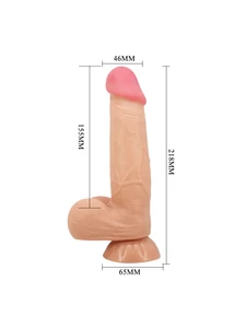 Letapasztható realisztikus vibrátor Pretty love cass