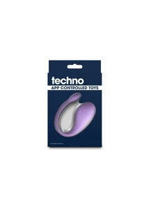 Applikációval is vezérelhető vibrációs tojás - Techno Rave lavender