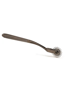Ingerkerék egysoros, ónszínű One-row wartenberg pinwheel pewter