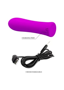 Mini vibrátor, tölthető Pretty love alfreda purple i