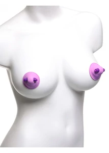 Vibrációs mellbimbószívó Vibrating nipple suck-hers purple