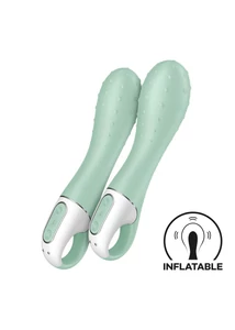 Pumpálható vibrátor mentazöld Air pump vibrator 3 mint