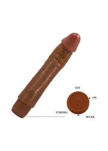 Realisztikus vibrátor Barbara dybbuk realistic multi-speed vibrator 9,5 " brown