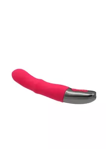 G-pontos, tolófunkciós vibrátor Titanz 7" silicone rechargeable vibrator in pink