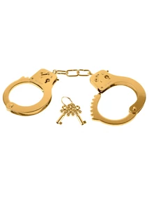 Bilincs fémből arany színben Metal cuffs  gold