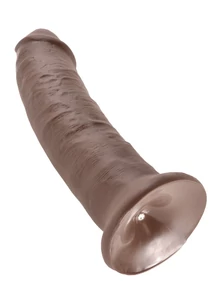Realisztikus letapasztható dildó 9" cock  brown