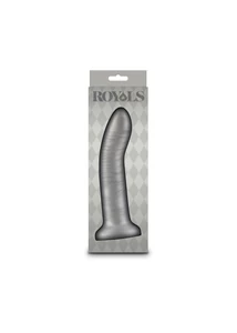 Letapasztható dildó ezüsr Royals 7" Charlie 19,5 cm 