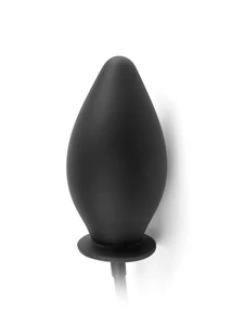 Inflatable silicone plug  black