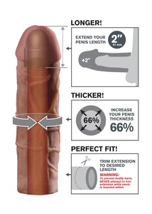 Mega 2" extension brown