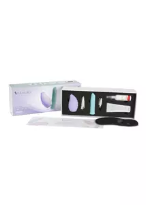 Szerelmi készlet lila mentazöld S pleasures velvet lovers kit - purple & mint