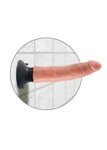Realisztikus letapasztható vibrátor 17,8 cm - 7" vibrating cock light