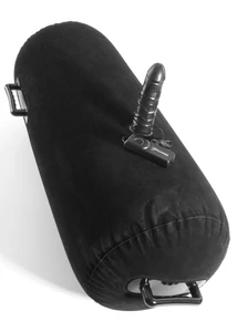 Felfújható szexpuff beépített vibrátorral Inflatable luv log black