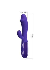 Tölthető csiklóizgató karos nyúl vibrátor Pretty Love Snappy youth