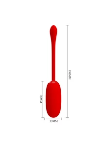 Vibrációs tojás puha szilikon bevonattal Pretty Love Julius Red