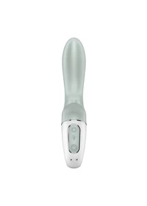 Pumpálható vibrátor szürkés zöld Air pump booty 3 greygreen