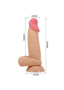 Letapasztható csúszóbőrös dildó Pretty love duvall flesh