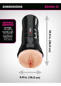Önsíkosító vagina maszturbátor - PDX Extreme Wet Pussies Auper Juicy Snatch XXL light