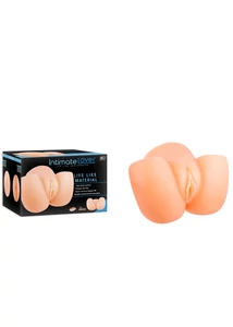 Vagina és ánusz maszturbátor 16,2 cm - Intimate lover tpr masturbator 6.1"