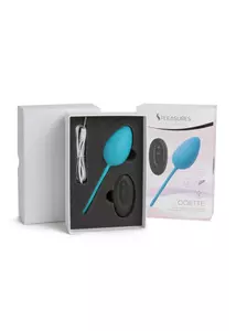 Távirányítós szextojás Egg vibrator odette - turquoise