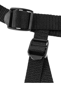 Heveder felköthető dildókhoz Stay-put harness  black