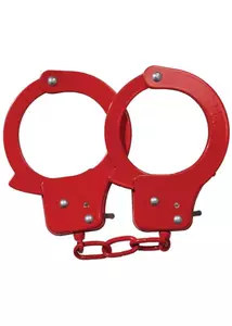 Vörös fém bilincs Sex extra - metal cuffs red