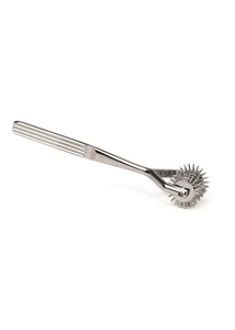 Ötsoros tüskés wartenberg-kerék Five-row pinwheel silver